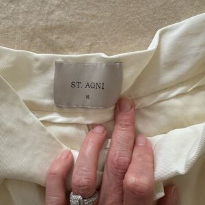 St. Agni Ivory Shorts